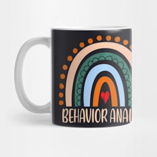 Behavior Analyst Rainbow Appreciation Day Back To School Mug